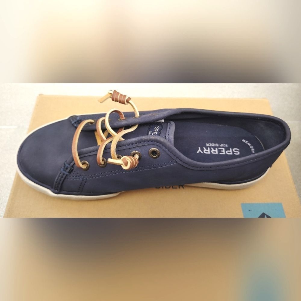 Sperry Top Sider Women's Navy Casual Shoes Sneakers Sz 7 - Picture 9 of 16
